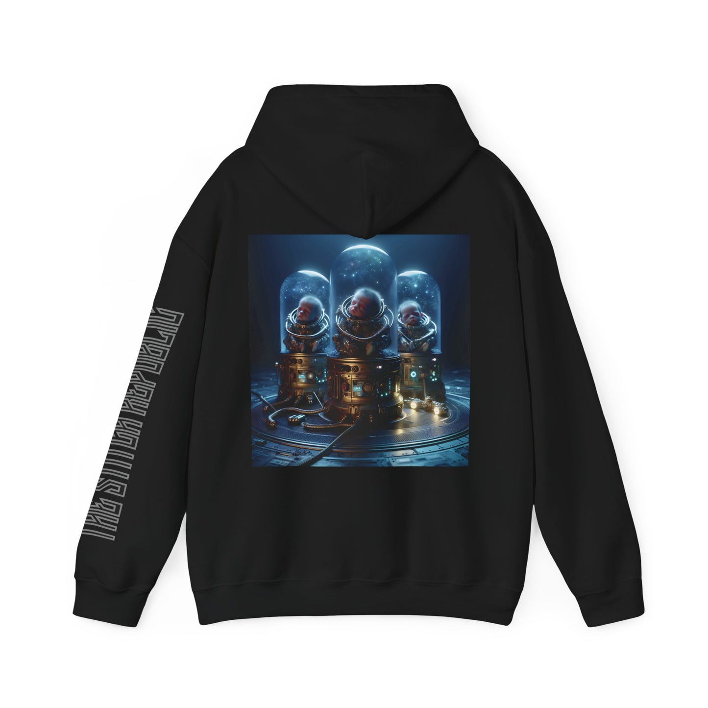 Space Nursery Hooded Sweatshirt - Cute and Futuristic Design